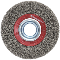 Щетка дисковая для заточных станков 250 мм № 553 Профоснастка Эксперт 20805011, нержавеющая сталь